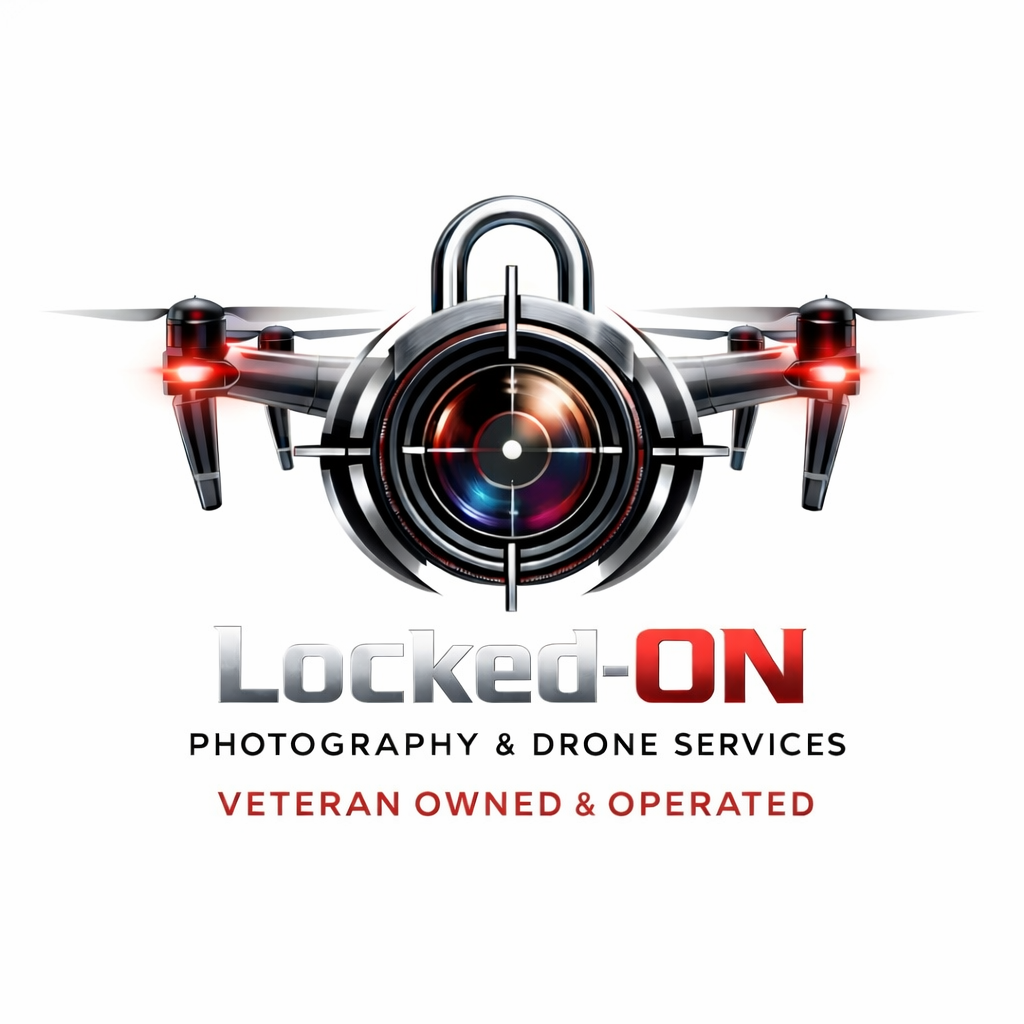Locked-On Photography & Drone Services logo